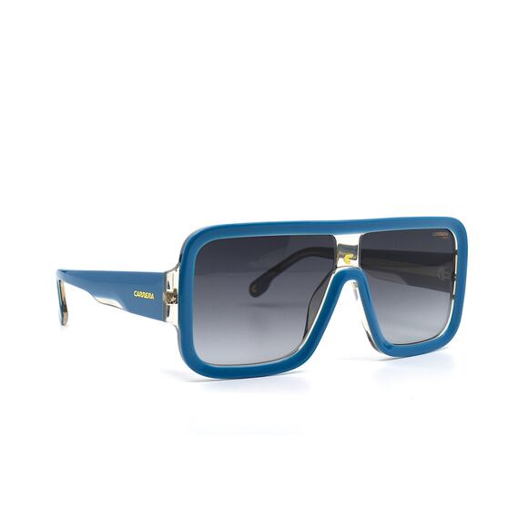 NEW CARRERA FLAGLAB 14 BLUE GREY GRADIENT AUTHENTIC SUNGLASSES - Picture 1 of 12